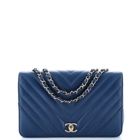 Chanel Statement Flap Bag Chevron Calfskin