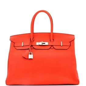 Hermes Birkin Handbag Capucine Togo with
