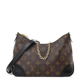 Louis Vuitton Monogram Boulogne NM Black