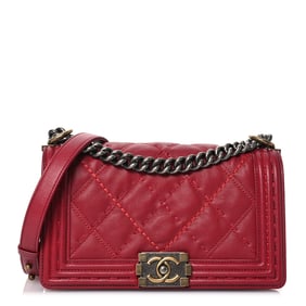 Chanel Calfskin Quilted Double Stitch Medium