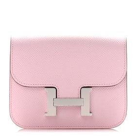 Hermes Epsom Constance Slim Wallet Mauve
