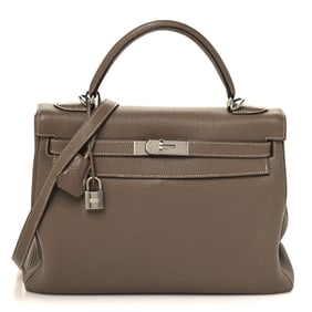 Hermes Togo Kelly Retourne 32 Etoupe