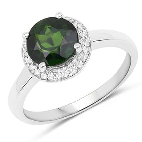 1.92 CT Genuine Chrome Diopside and