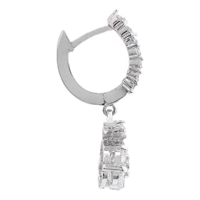 2.24 Carat Natural Diamond Earrings In