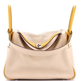 Hermes Bicolor Lindy Bag Clemence 30