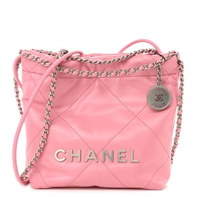 Chanel Shiny Calfskin Quilted Mini Chanel