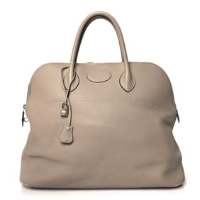 Hermes Taurillon Clemence Bolide 45 Gris