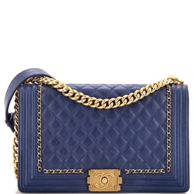 Chanel Jacket Boy Flap Bag Quilted