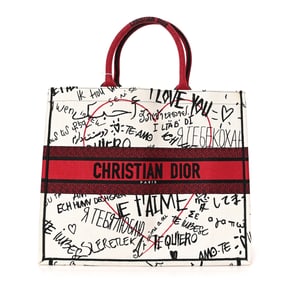 Christian Dior Canvas Embroidered Large Dioramour