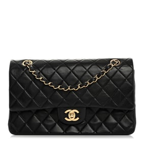 Chanel Lambskin Quilted Medium Double Flap