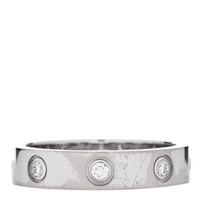 Cartier 18K White Gold 8 Diamond