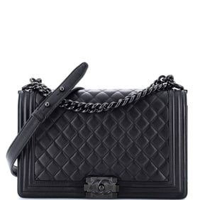 Chanel So Black Boy Flap Bag