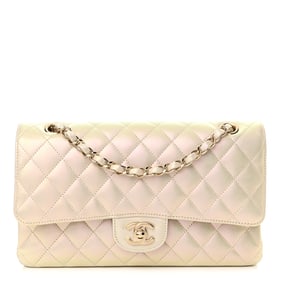 Chanel Iridescent Lambskin Quilted Medium Double