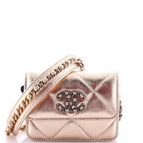 Chanel 19 Flap Coin Purse With