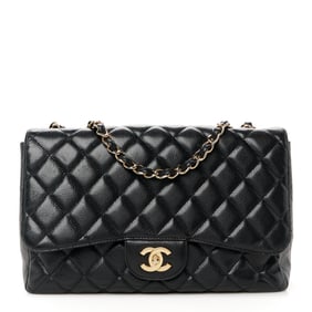 Chanel Caviar Quilted Jumbo Single Flap
