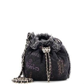 Chanel Denim Mood Chain Bucket Bag