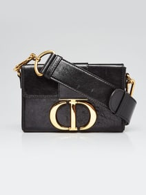 Christian Dior Black Calfskin Leather 30