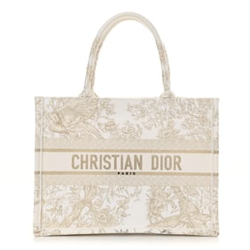 Christian Dior Canvas Embroidered Medium Jardin