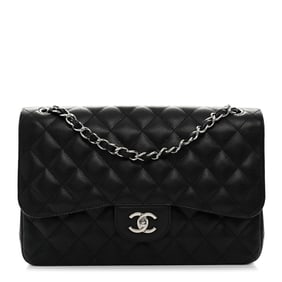 Chanel Caviar Quilted Jumbo Double Flap