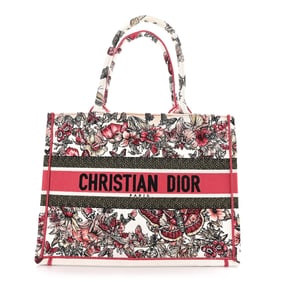 Christian Dior Canvas Embroidered Medium Butterfly