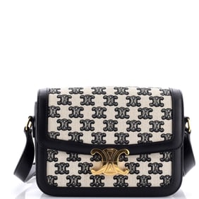 Celine Triomphe Shoulder Bag Triomphe Canvas
