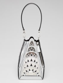 Louis Vuitton Silver Leather Chrysler Building
