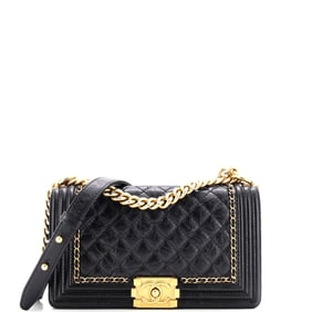 Chanel Jacket Boy Flap Bag Quilted