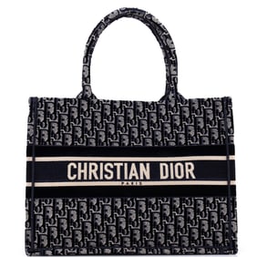 Christian Dior Book Tote Oblique Velvet