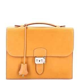 Hermes Sac a Depeches Bag Vache