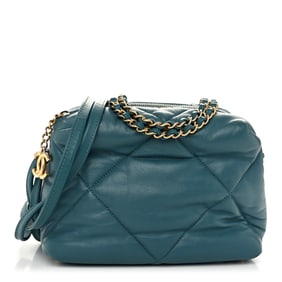 Chanel Lambskin Quilted Small Bowling Bag