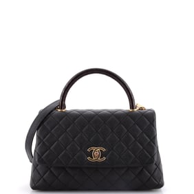 Chanel Coco Top Handle Bag Quilted