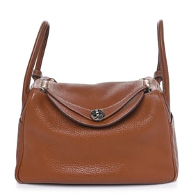 Hermes Taurillon Clemence Lindy 30 Gold