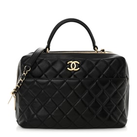 Chanel Lambskin Quilted Large Trendy CC