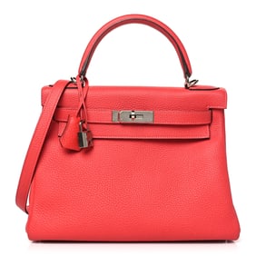 Hermes Togo Kelly Retourne 28 Rouge