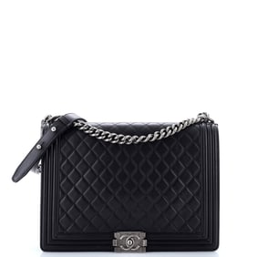 Chanel Boy Flap Bag Quilted Lambskin