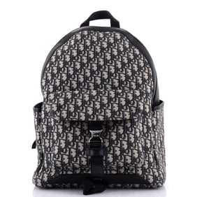 Christian Dior Front Pocket Buckle Backpack