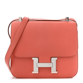 Hermes Epsom Constance 24 Rose Ete