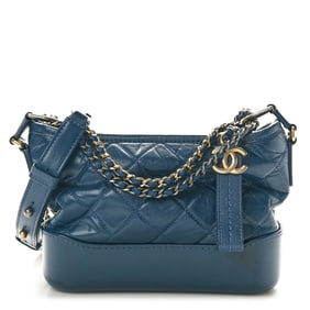 Chanel Aged Calfskin Quilted Small Gabrielle