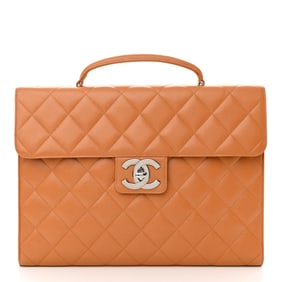 Chanel Caviar Quilted Briefcase Laptop Bag