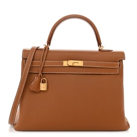 Hermes Togo Kelly Retourne 35 Gold