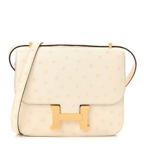 Hermes Ostrich Constance 18 Nata
