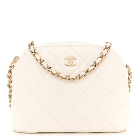 Chanel Caviar Quilted Classic Clutch With