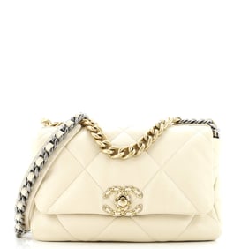 Chanel 19 Flap Bag Quilted Leather