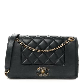 Chanel Sheepskin Quilted Small Vintage Mademoiselle