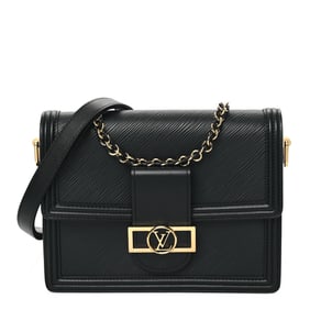 Louis Vuitton Epi Dauphine MM Black