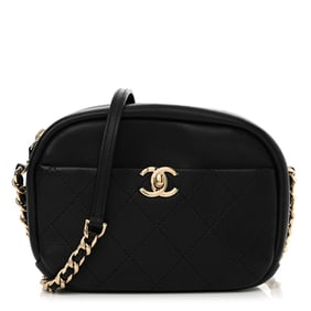 Chanel Goatskin Quilted Small Casual Trip