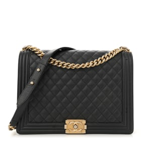 Chanel Caviar Quilted Large Boy Flap