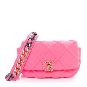 Chanel Jersey Quilted Chanel 19 Waist