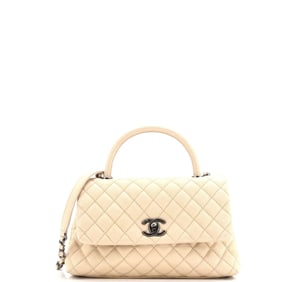 Chanel Coco Top Handle Bag Quilted