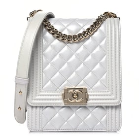 Chanel Iridescent Calfskin Quilted North South